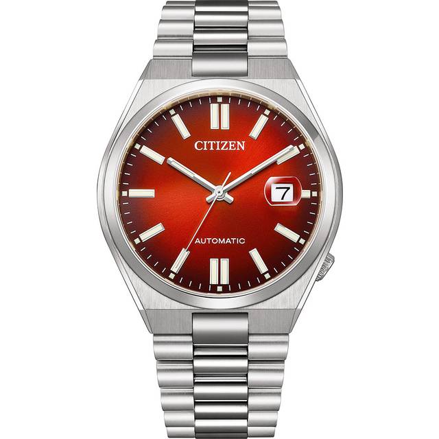 Citizen Tsuyosa Stainless Steel Burgundy Dial Automatic NJ0150-56W Men's Watch burgundy