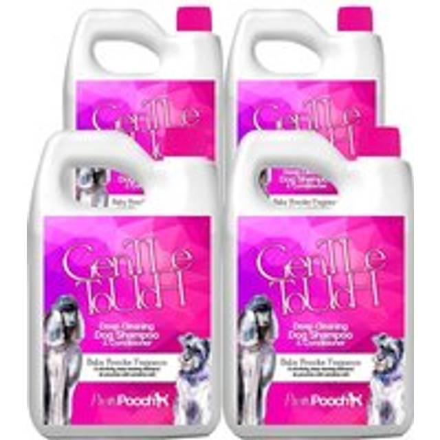 Dog Shampoo Baby Powder Fragrance for Sensitive Skin 4 x 5L - Pink - One Size