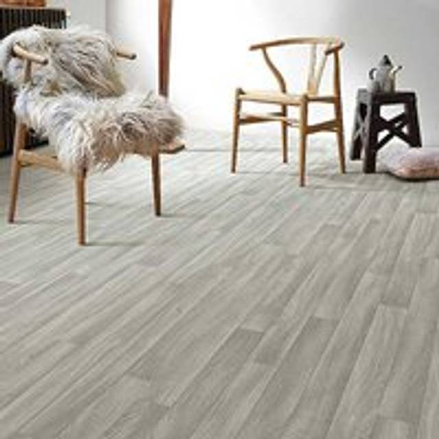Likewise Rugs & Matting Hermes Golden Oak Effect Vinyl Flooring - Natural