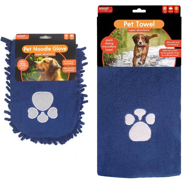 Quick Drying Microfibre Pet Towel Mitt Dog Puppy Bath Shower Absorbent Material