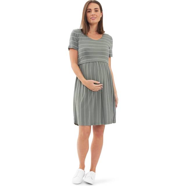 Ripe Stripe Maternity & Nursing Dress