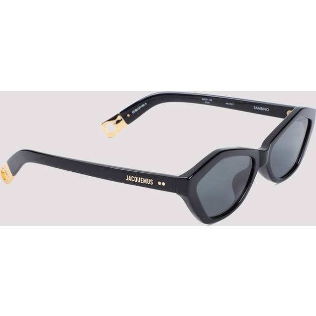 JACQUEMUS JAC 42 SUN C1, RECTANGLE Sunglasses, FEMALE - Black
