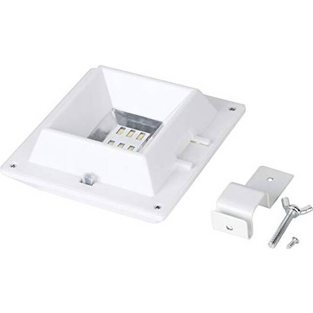 6 LED Solar Post Lights, Waterproof Outdoor Cap Garden Security Gutter Lamp Outdoor Decor