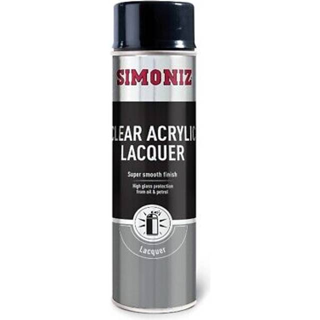 Simoniz Clear Acrylic Lacquer Spray - Clear, Clear