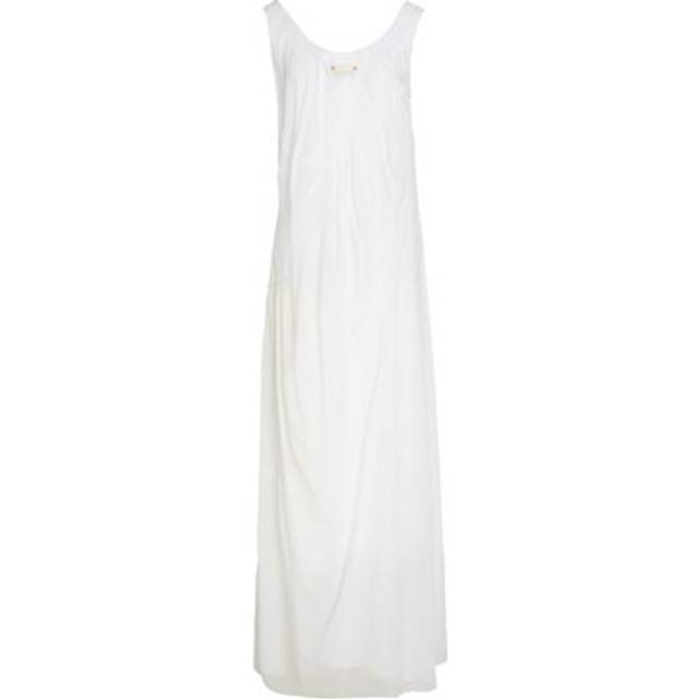 Maison Margiela Woman Maxi dress Ivory Size 4 Silk, Elastane, Acetate, Polyamide - White