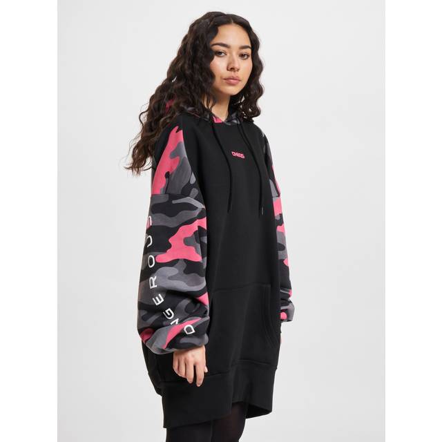 Women's oversized sweatshirt dress Dangerous DNGRS Trust - Noir