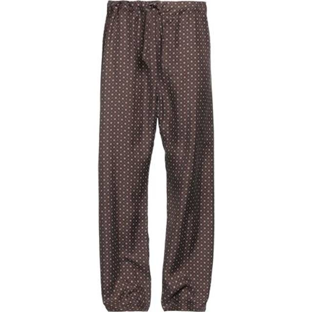 Maison Margiela Woman Pants Dark brown Size 6 Silk - Brown