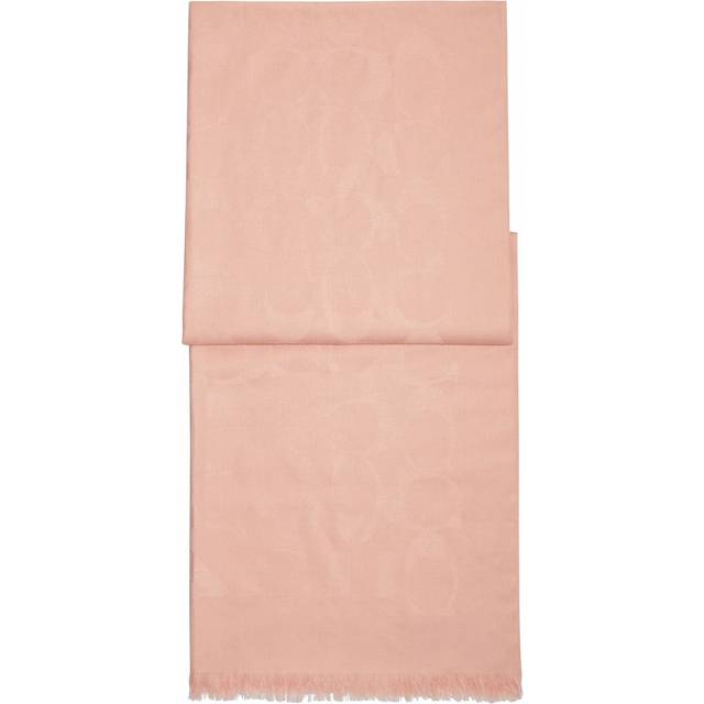 Coach Womens Signature C Wrap Scarf - Pink - One Size