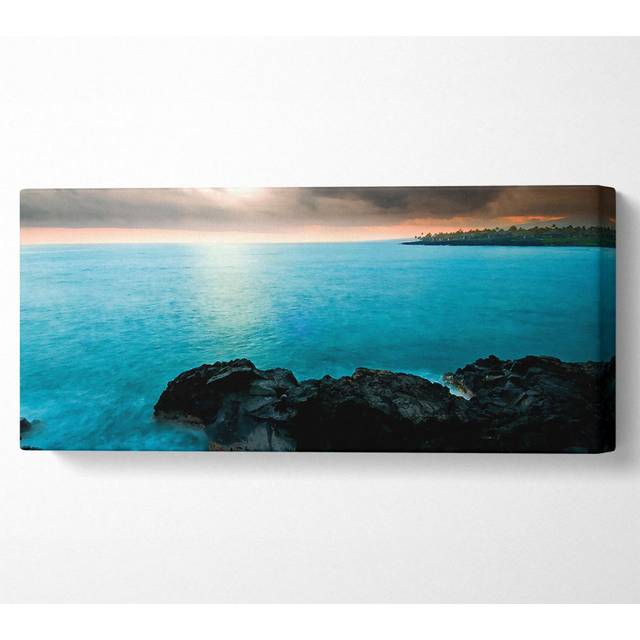 Island of Hawaii - Wrapped Canvas Art Prints - Multicolour (50.8cm H x 121.9cm W x 10cm D)