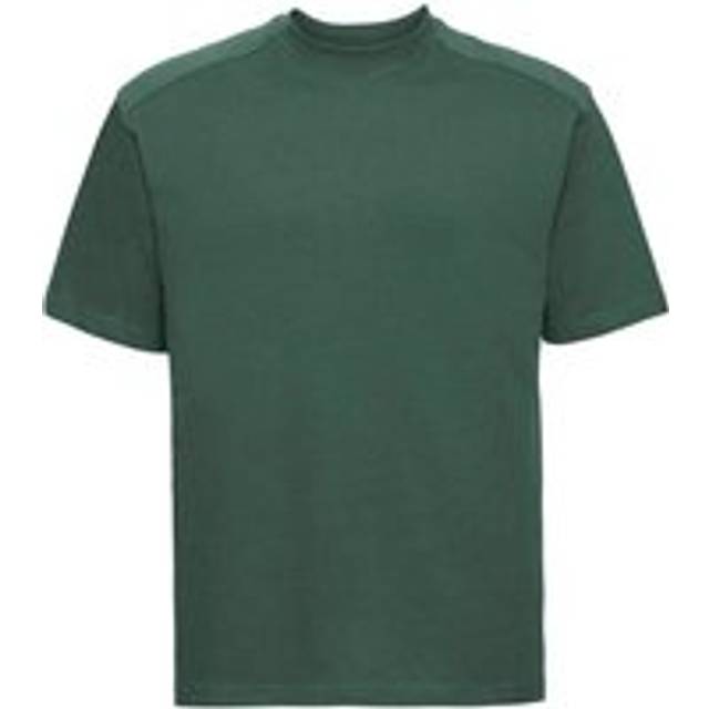 (M, Bottle Green) Russell Mens Heavyweight T-Shirt