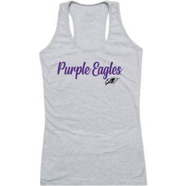 W Republic 557-723-HGY-02 Niagara University Purple Eagles Script Tank Top, Heather Grey - Medium