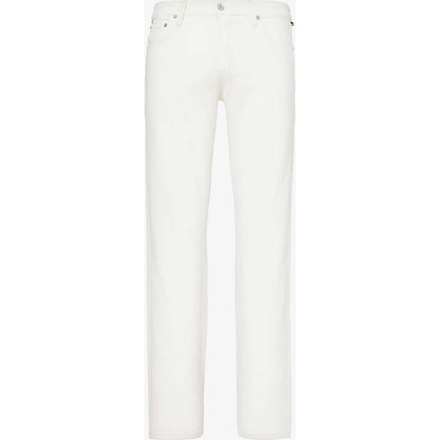 Citizens of Humanity Mens Sierra (off White) Adler Sli-fit Tapered Stretch-denim Jeans 31