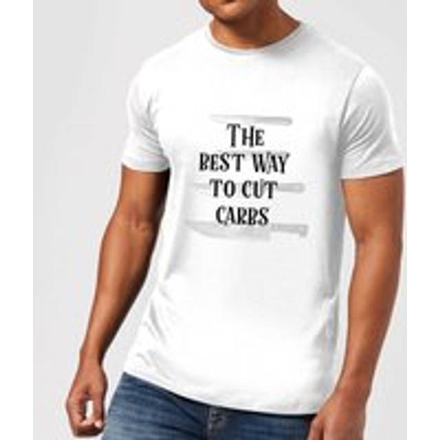 The Best Way To Cut Carbs T-Shirt - White - 5XL - White