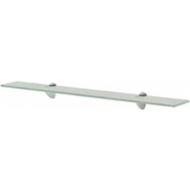 Floating Shelf Glass 70x10 cm 8 mm - Clear - One Size