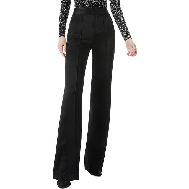 Dylan Wide-Leg Pants - BLACK