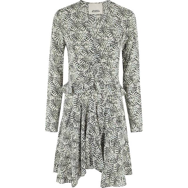 Usmara Silk Blend Mini Dress - multi (34 - 36)