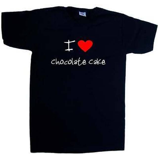 I love heart chocolate cake v-neck t-shirt