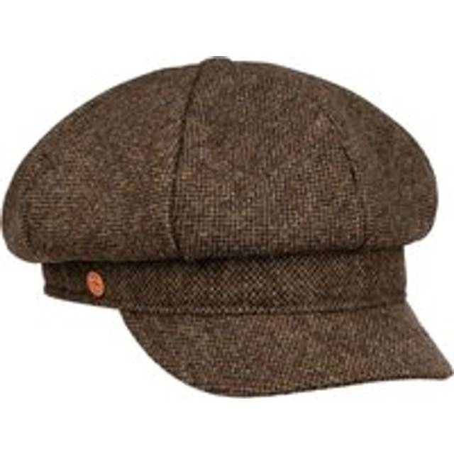 Coco Tweed Newsboykeps by Mayser - mörkbrun