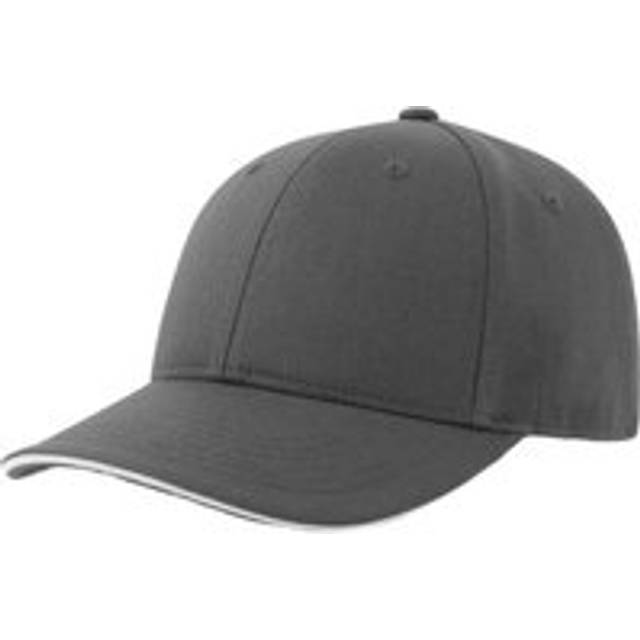 (One Size, Dark Grey/White) Atlantis Unisex Adult Liberty Sandwich 6 Panel Sustainable Cap