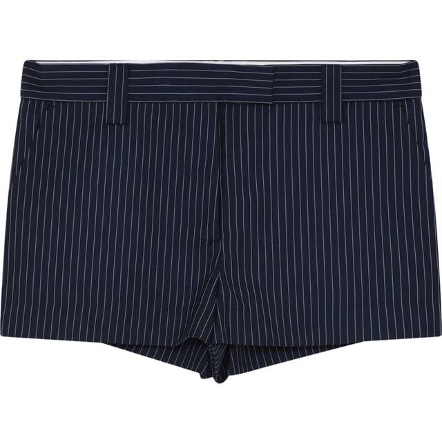 2NDDAY 2ND Ted Pinstripe Dam Casual Shorts Stl. 40 - Från Magasin - Dark Blue Pinstripe (40)