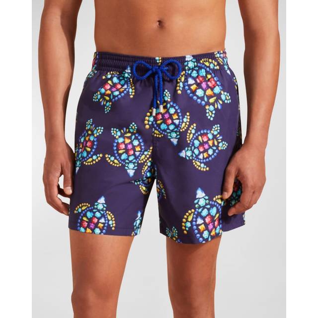 Vilebrequin, Badkläder, Herr, S, Vendôme Turtles Badshorts för Herrar - blue (S)