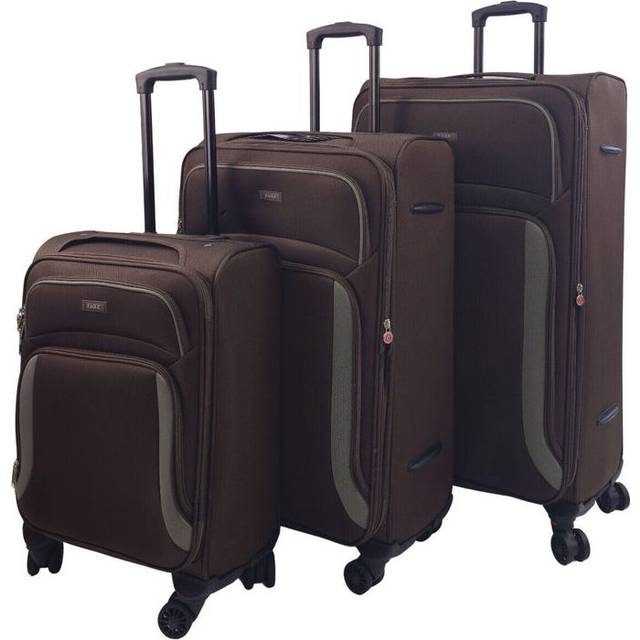 Eagle Luggage Arundel Cabin Soft Shell Suitcase In Brown, Brown
