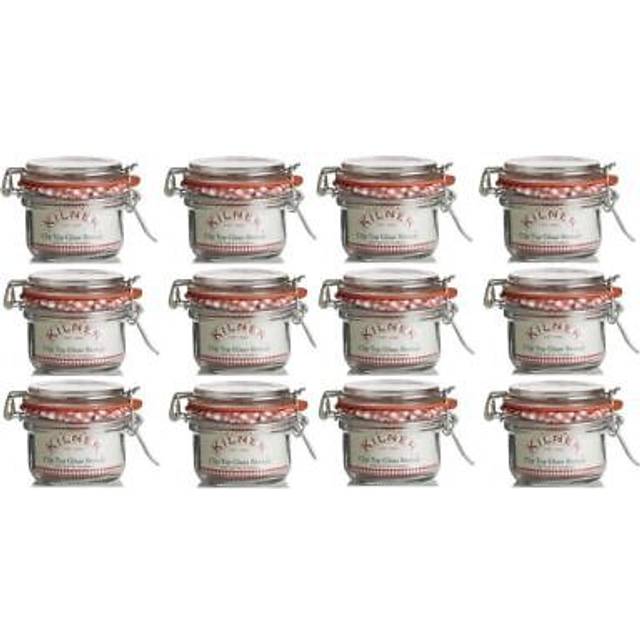 Clip Top Storage Jar 125ml - Clear - Neutral