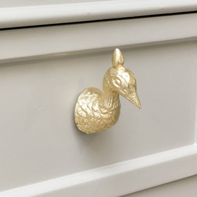 Melodymaison - Gold Peacock Drawer Knob