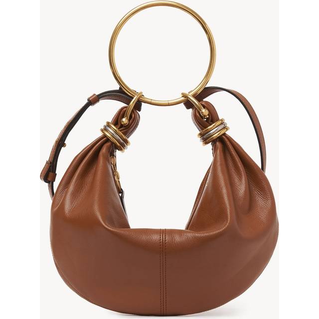 ChloÃ© Women's Small Bracelet Hobo Bag Clay Brown | CHC24AS611N72 (One Size)