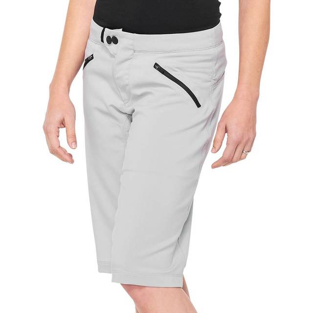 100% Ridecamp Womens MTB Cycling Shorts - Grey
