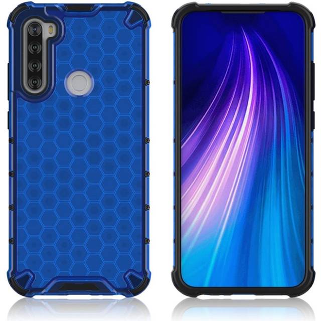 Glitter Xiaomi Redmi Note 8T skal - Blå