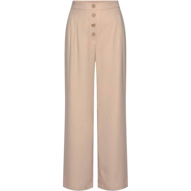 LASCANA Wide-Legged Trousers - Camel