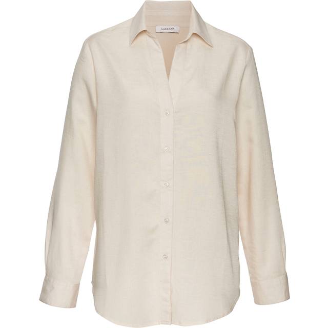 LASCANA Long Sleeve Shirt - Natural