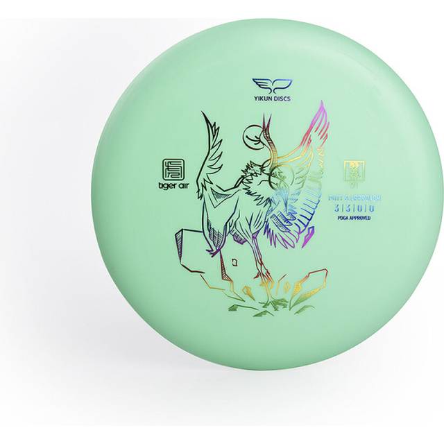 Discgolf Yikun Putter 150G Vit Limegrön