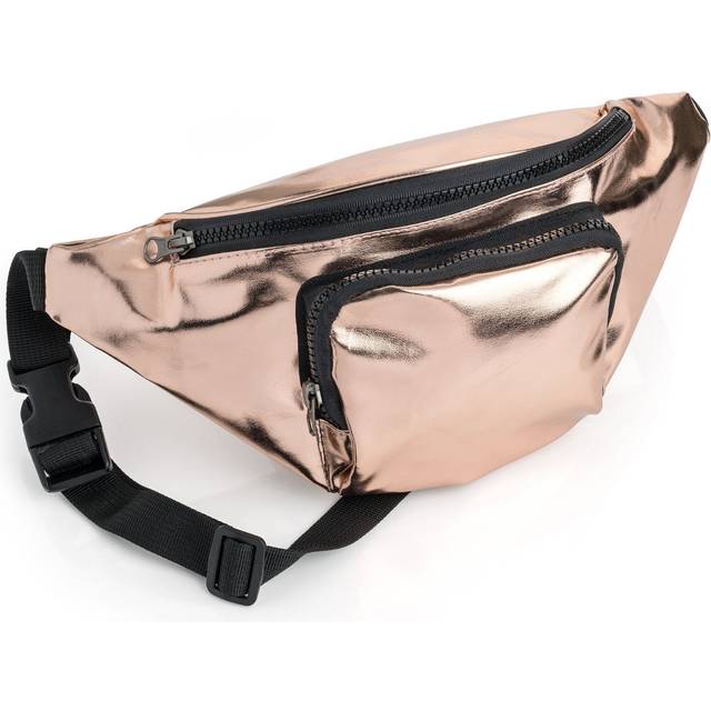 Rose gold metallic bum bag festival fanny pack bum bag money pouch belt