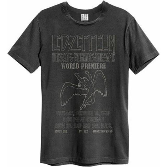 Led Zeppelin The Song Remains The Same Amplified Vintage Charcoal Small T Shirt