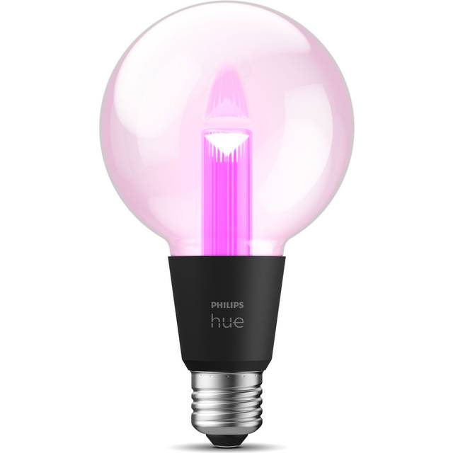 Philips Hue White and Colour Ambiance Wireless Lighting LED Colour Changing Light Bulb with Bluetooth,6.8W E27 Screw Bulb, Single