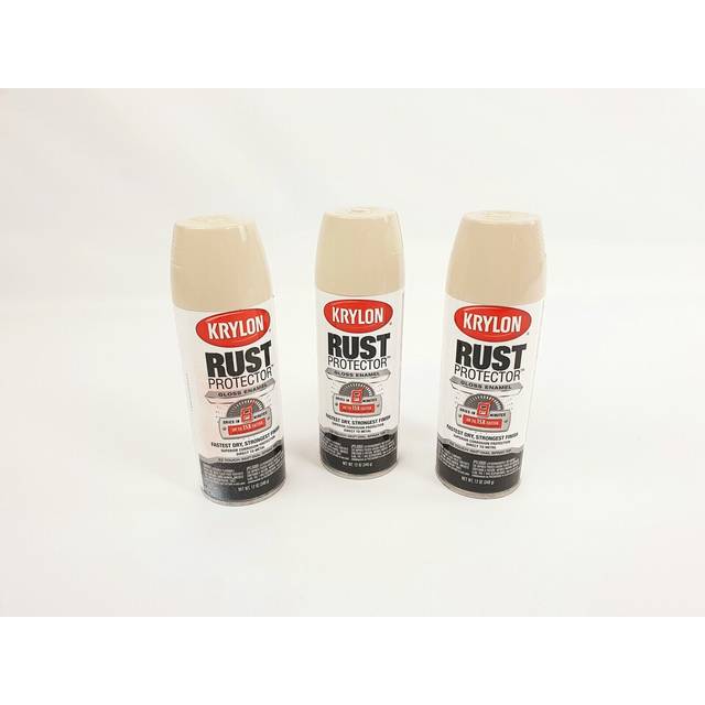 Krylon® rust protector spray paint 12oz almond gloss