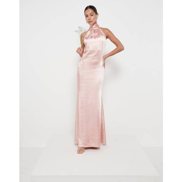 Odelle Maxi Bridesmaid Dress - Matte Blush, 6
