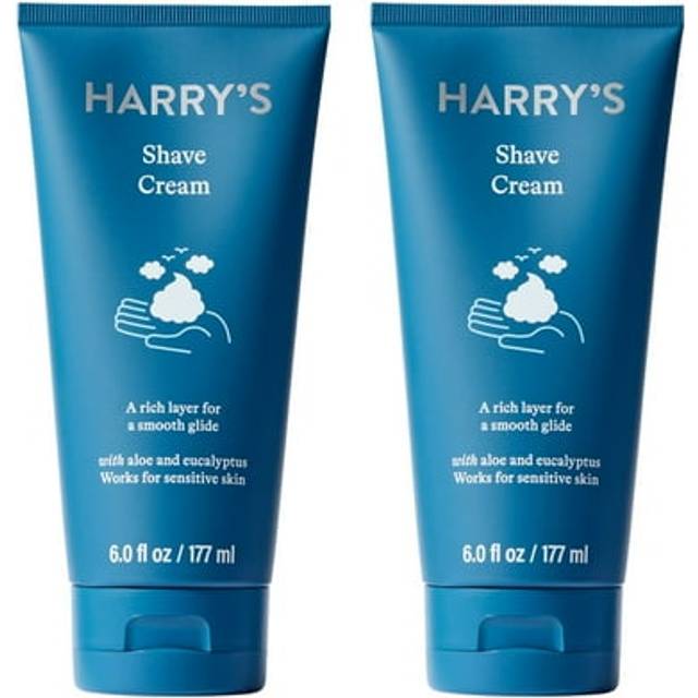 Harry's Shaving Cream - Shaving Cream for Men with Eucalyptus - 2 pack 6 oz