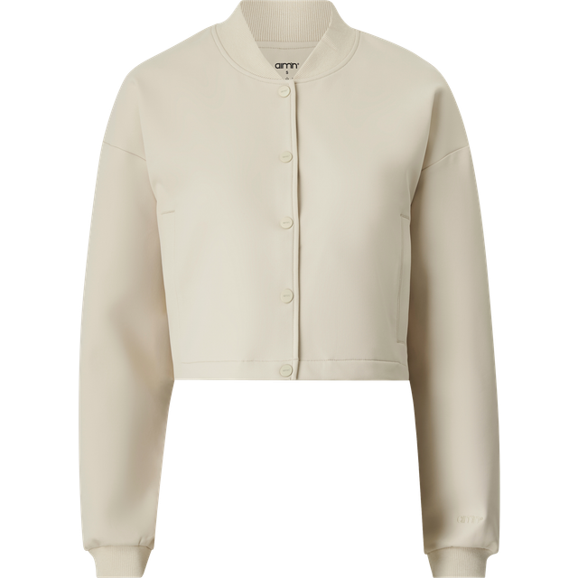 Aim'n - Jacka Cropped Coach Jacket - Beige