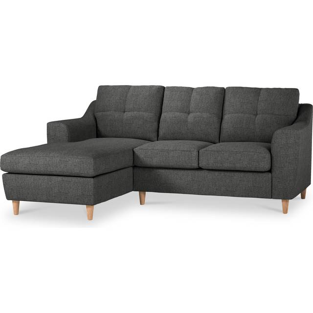 Justin 3 Seater Chaise Sofa | Traditional Tufted Couch | Roseland