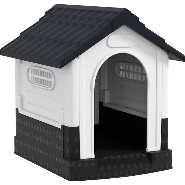 Pawhut Dog Kennel for Outside for XS Dogs 64.5 x 57 x 66cm Grey
