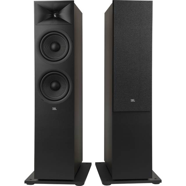 JBL 280F 2.5 Way Dual 8 Inch Floorstanding Speakers Pair Black