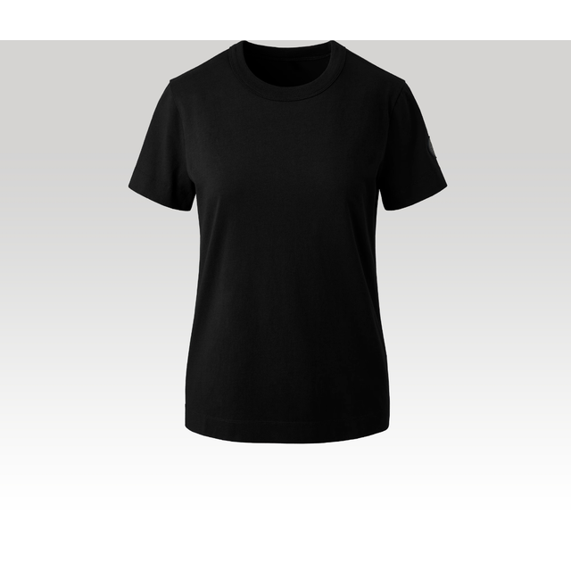 Canada Goose Broadview T-Shirt Black Label (Women, Black, S) (S)