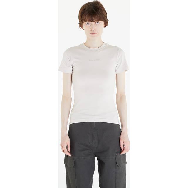 T-shirt Daily Paper Logotype Women Fitted Short Sleeve T-Shirt Moonstruck Beige M (M)