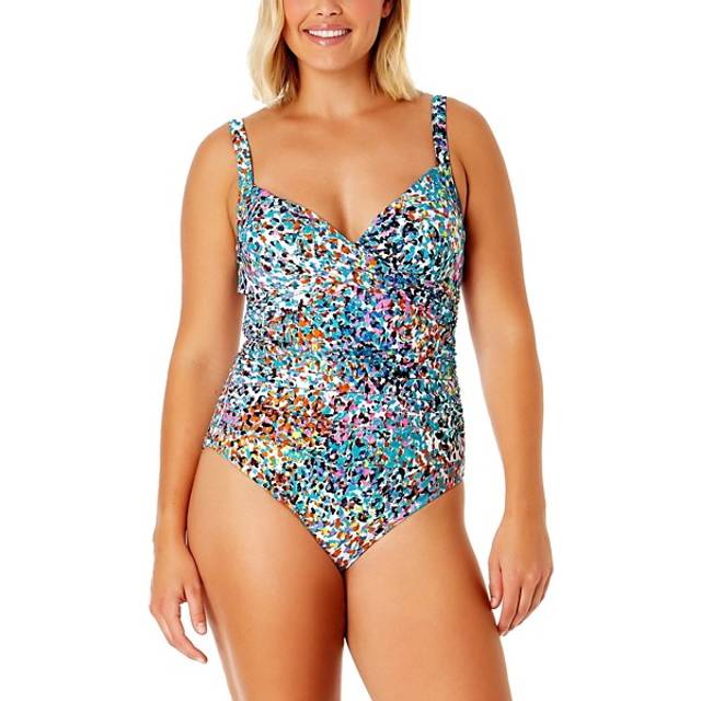 Anne Cole Underwire Surplice Triangle One-Piece