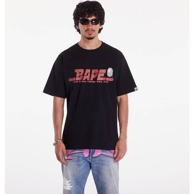 T-shirt A BATHING APE Bape Sports Logo Tee Black S (S)