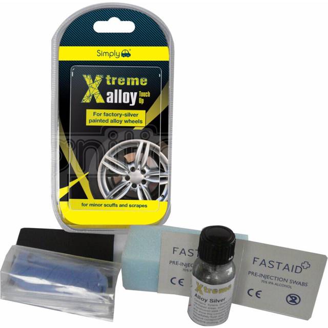 Simply Xtreme Alloy Touch Up Silver Scuff Scratch Repair Painted Alloy Wheels