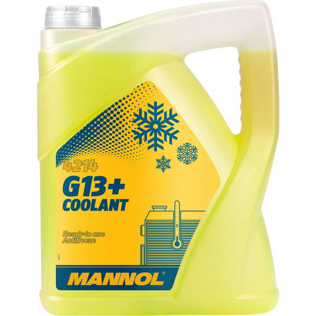 Mannol coolant g12+ red antifreeze ready to use mixed ct4503/4212 5 litre